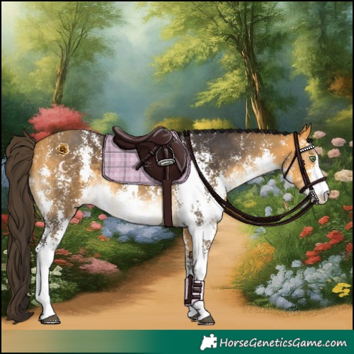 Horse Color:Buckskin Sabino 