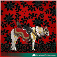Horse Color:Silver Brown Dun Sabino Tobiano