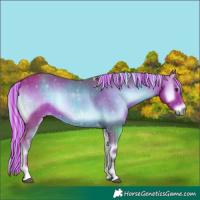 Horse Color:Painted Watercolor Red Onyx Tobiano