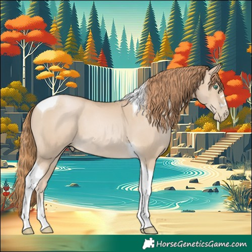 Horse Color:Smoky Black Pearl Tobiano 