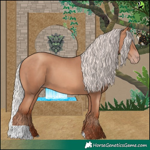 Horse Color:Silver Sable Champagne 