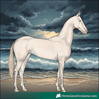 Horse Color:Perlino 