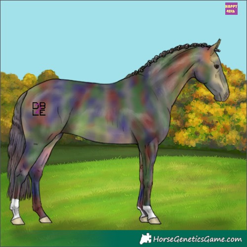 Horse Color:Nacre Buckskin
