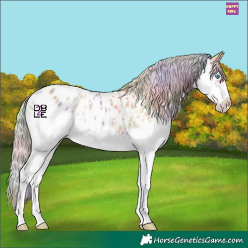 Horse Color:Nacre Gold Champagne Sabino Splash Frame Blanket 