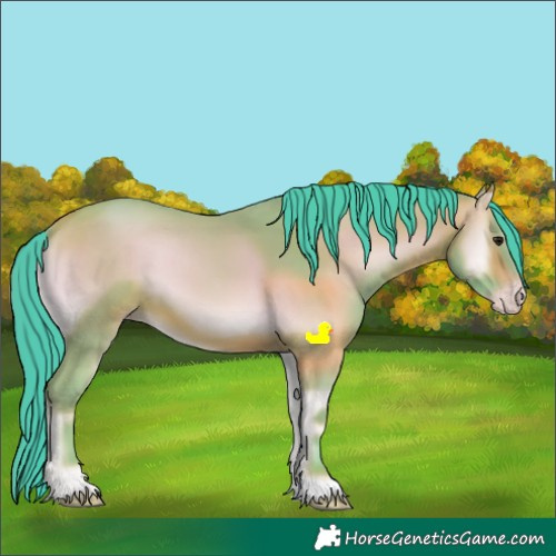 Horse Color:Watercolor Amber Champagne Onyx 