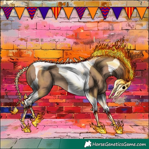 Horse Color:Classic Champagne Tobiano 