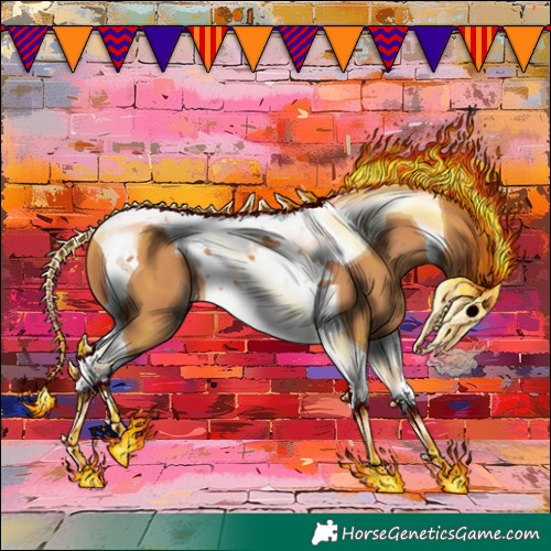 Horse Color:Chestnut Tobiano 