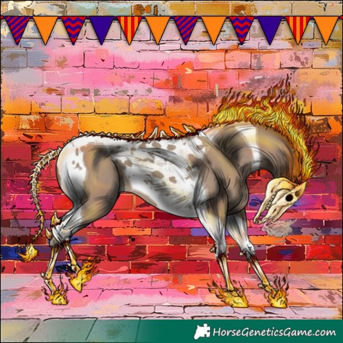 Horse Color:Classic Champagne Tobiano 