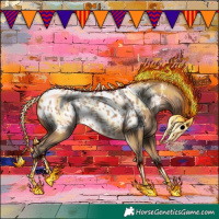 Horse Color:Amber Champagne Near Leopard 