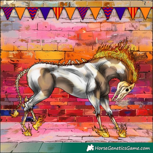 Horse Color:Classic Champagne Tobiano 