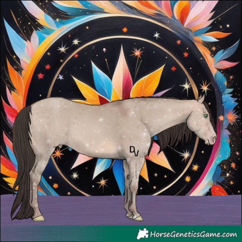 Horse Color:Sable Champagne Dun 