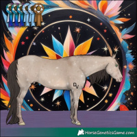 Horse Color:Sable Champagne Dun