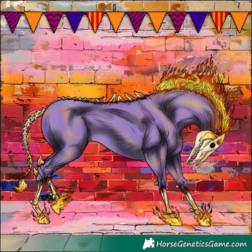 Horse Color:Watercolor Classic Champagne
