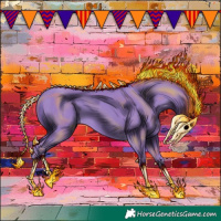 Horse Color:Watercolor Classic Champagne 