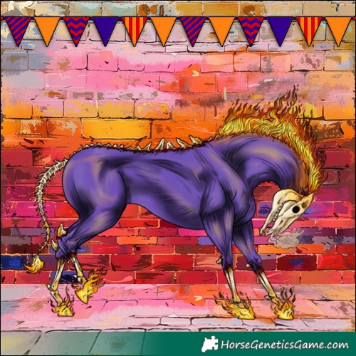 Horse Color:Watercolor Black