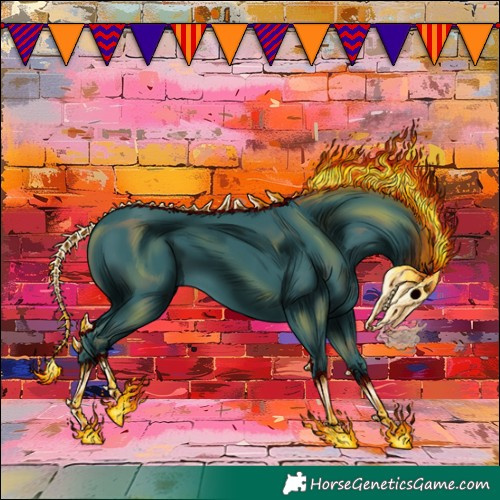 Horse Color:Watercolor Black