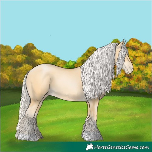 Horse Color:Silver Buckskin Pearl