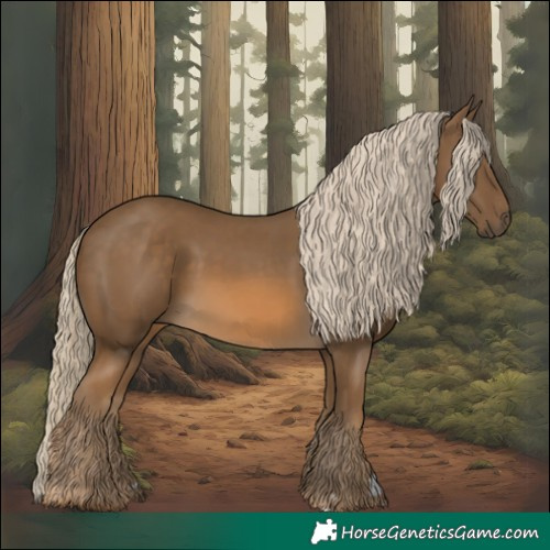 Horse Color:Chocolate Palomino 