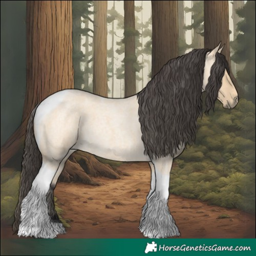 Horse Color:Buckskin Roan Tobiano
