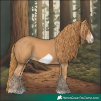 Horse Color:Chestnut Splash Frame 