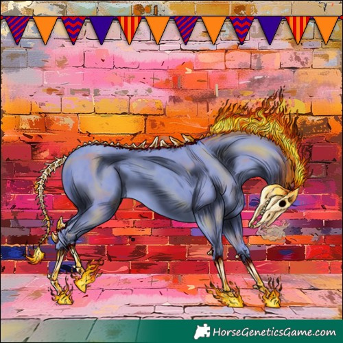 Horse Color:Watercolor Classic Champagne 