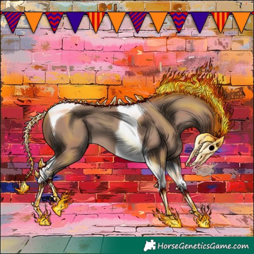 Horse Color:Classic Champagne Tobiano 