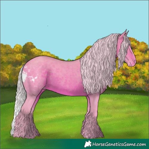 Horse Color:Watercolor Silver Brown Skewed LP Spotted