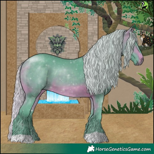 Horse Color:Watercolor Silver Brown 