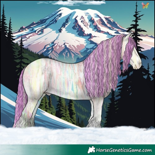 Horse Color:Painted Silver Buckskin Ice Onyx Sabino Tobiano 