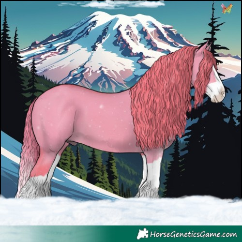 Horse Color:Watercolor Red Dun Splash