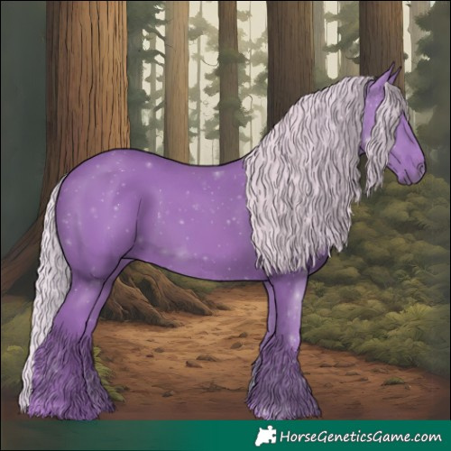 Horse Color:Watercolor Silver Black