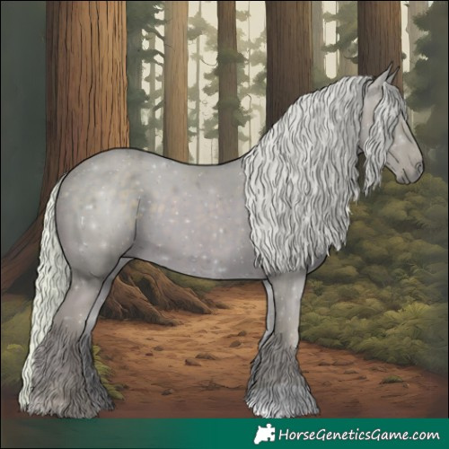 Horse Color:Watercolor Silver Black