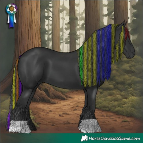 Horse Color:Painted Black 