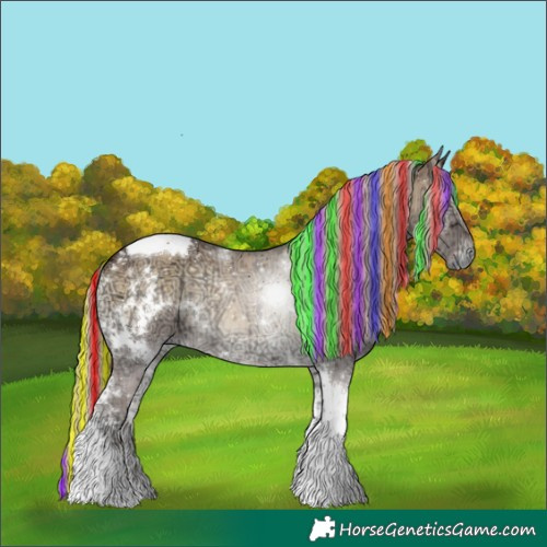 Horse Color:Painted White Spotted Chocolate Palomino Ice Onyx Tobiano Rabicano Brindle 