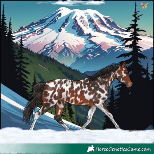 Horse Color:Bay Tobiano Appaloosa