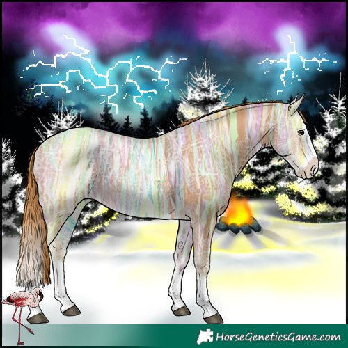 Horse Color:Chestnut Ice Splash
