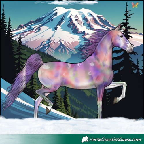 Horse Color:Nacre Watercolor Bay Onyx