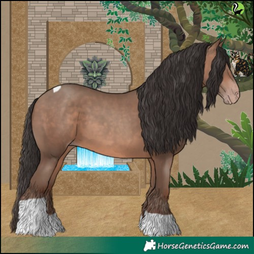 Horse Color:Sable Champagne Tobiano 