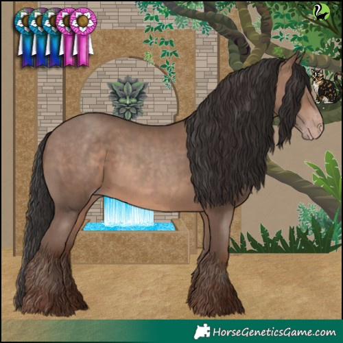 Horse Color:Sable Champagne and Sable Champagne