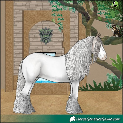 Horse Color:Silver Brown Roan Dun Splash 