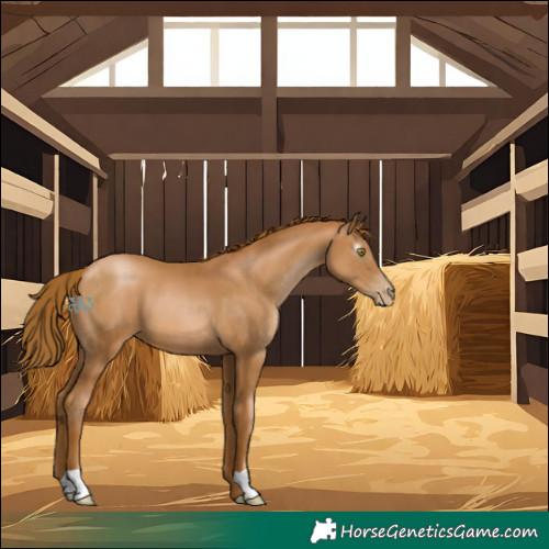 Horse Color:Gray Chestnut Pearl