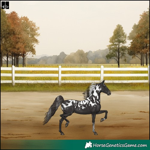 Horse Color:Liver Chestnut Tobiano Skewed Appaloosa Rabicano