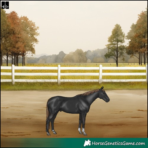 Horse Color:Liver Chestnut Tobiano Rabicano 