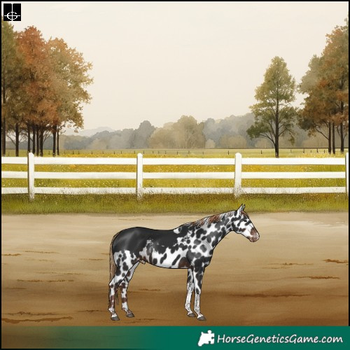 Horse Color:Liver Chestnut Tobiano Skewed Appaloosa Rabicano 