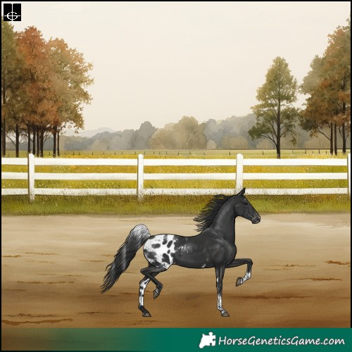 Horse Color:Liver Chestnut Tobiano Skewed Appaloosa Rabicano 