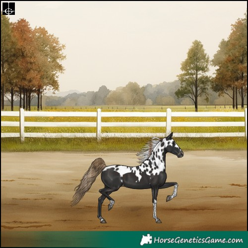 Horse Color:Liver Chestnut Tobiano Skewed Appaloosa Rabicano 