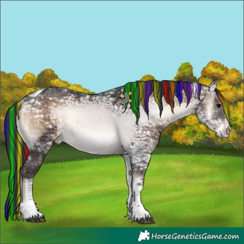 Horse Color:Painted Brown Ice Onyx Sabino Tobiano 