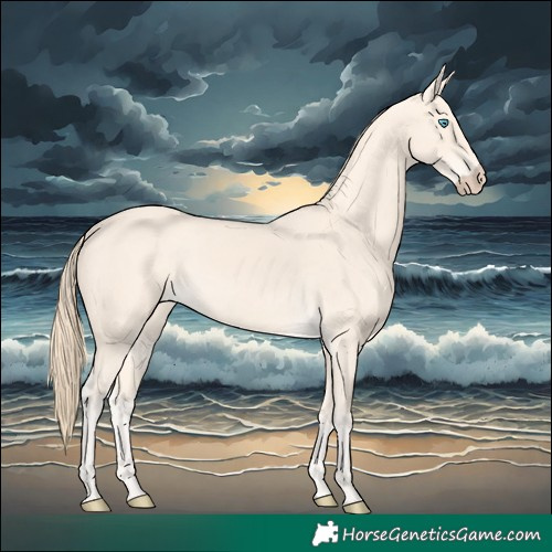 Horse Color:Perlino 
