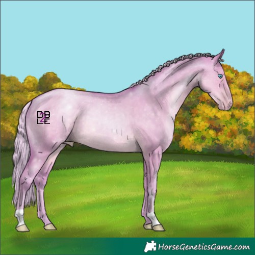 Horse Color:Watercolor Silver Smoky Grullo Pearl 