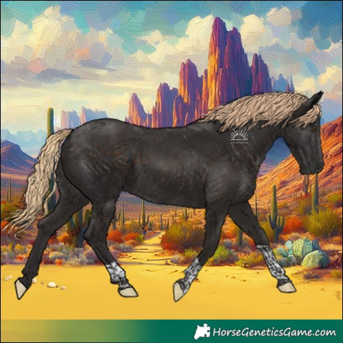 Horse Color:Liver Chestnut Tobiano